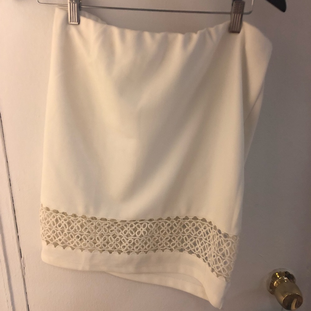Two piece white set